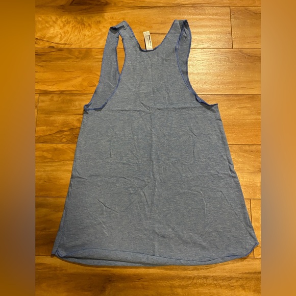 Heather Blue American Apparel Tri Blend Collection Tank Top - Picture 2 of 3